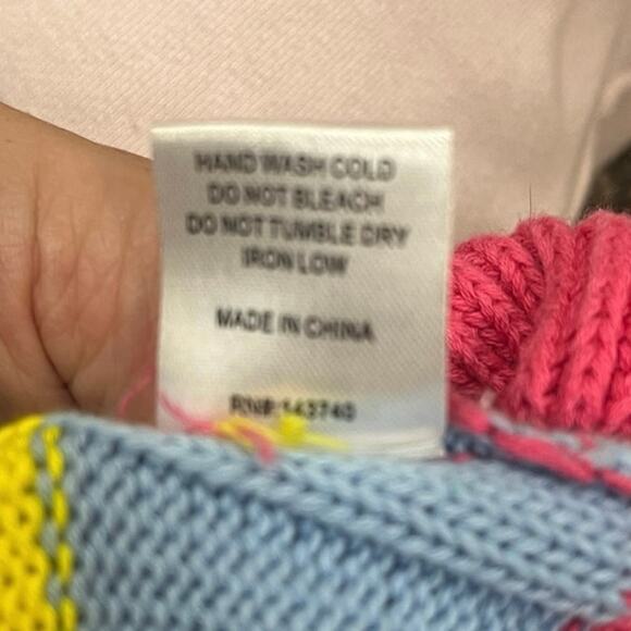 English Factory Short Sleeve Striped Sweater Dress Women’s SZ SM (?) - Picture 6 of 8